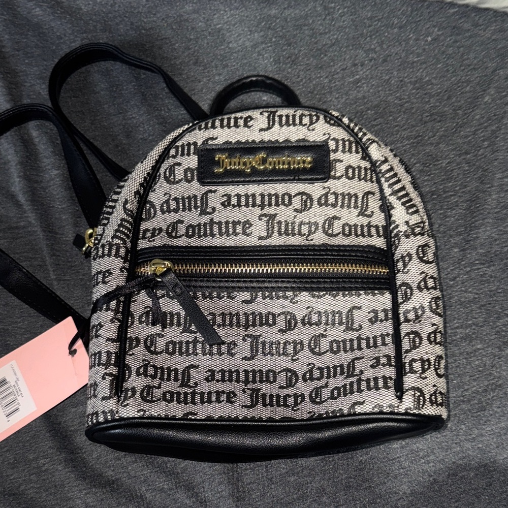 Juicy Couture Monochrome Logo Backpack